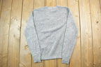 Vintage 1990s London Fog Knit V-Neck Sweater / 90s Crewneck
