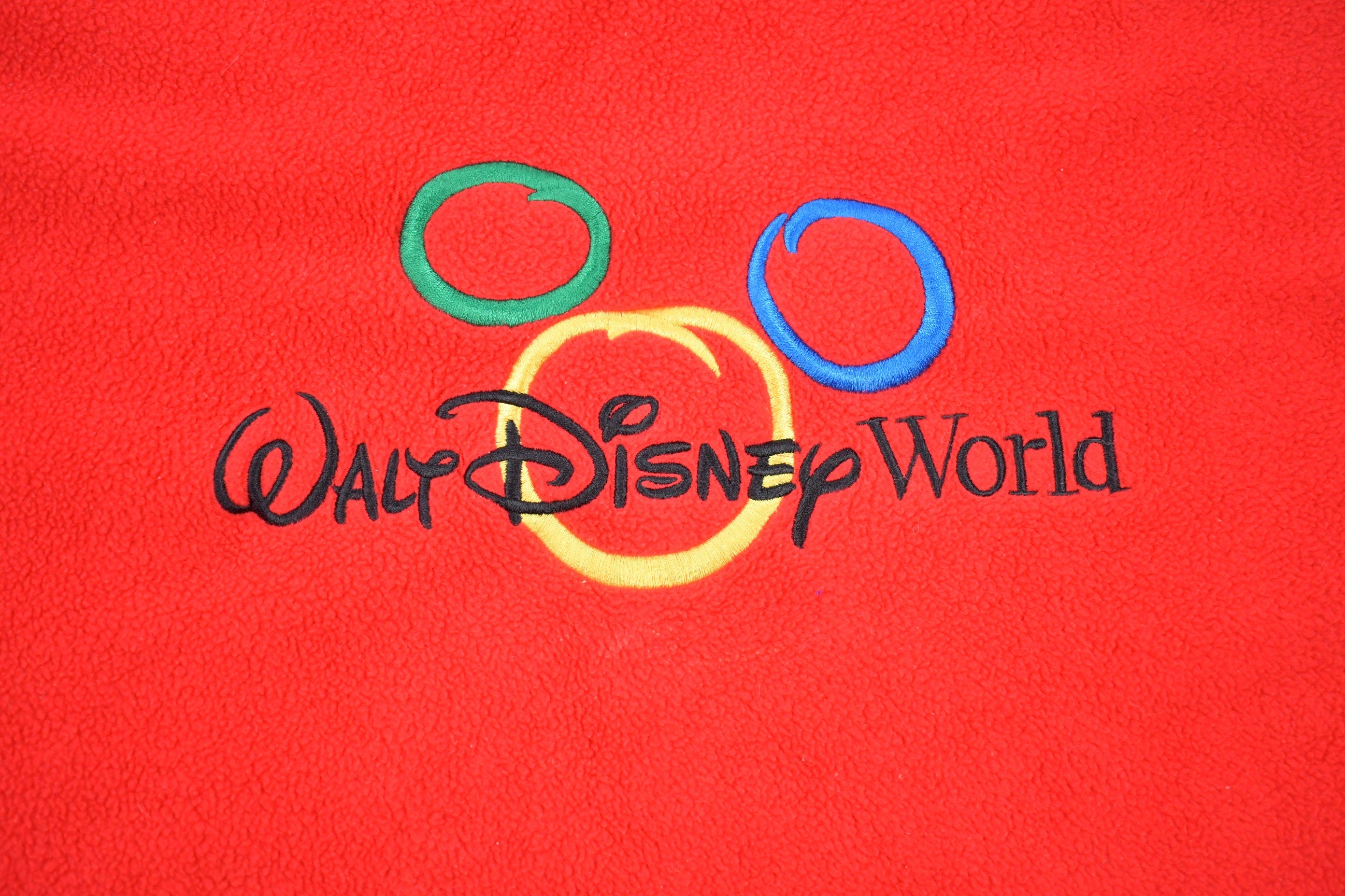 Vintage 1990s Walt Disney World Embroidered Crewneck Sweatshirt