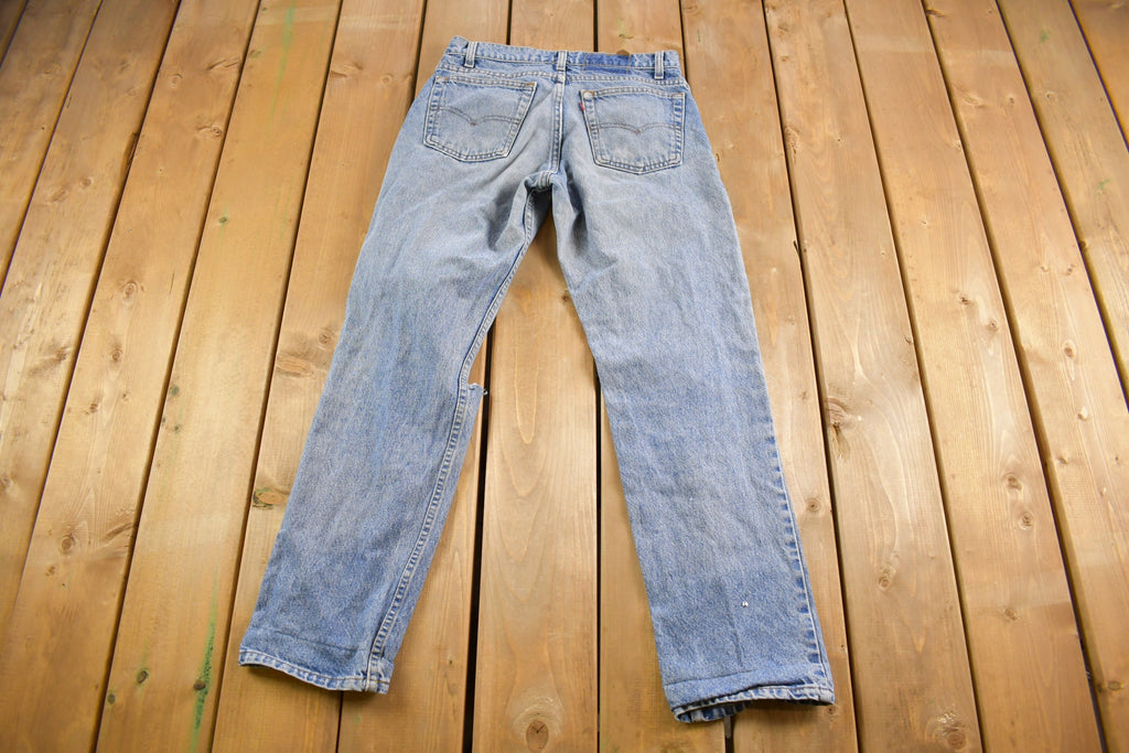 Vintage 1990s Distressed Levi's Red Tab Denim Jeans Size 29 x 27