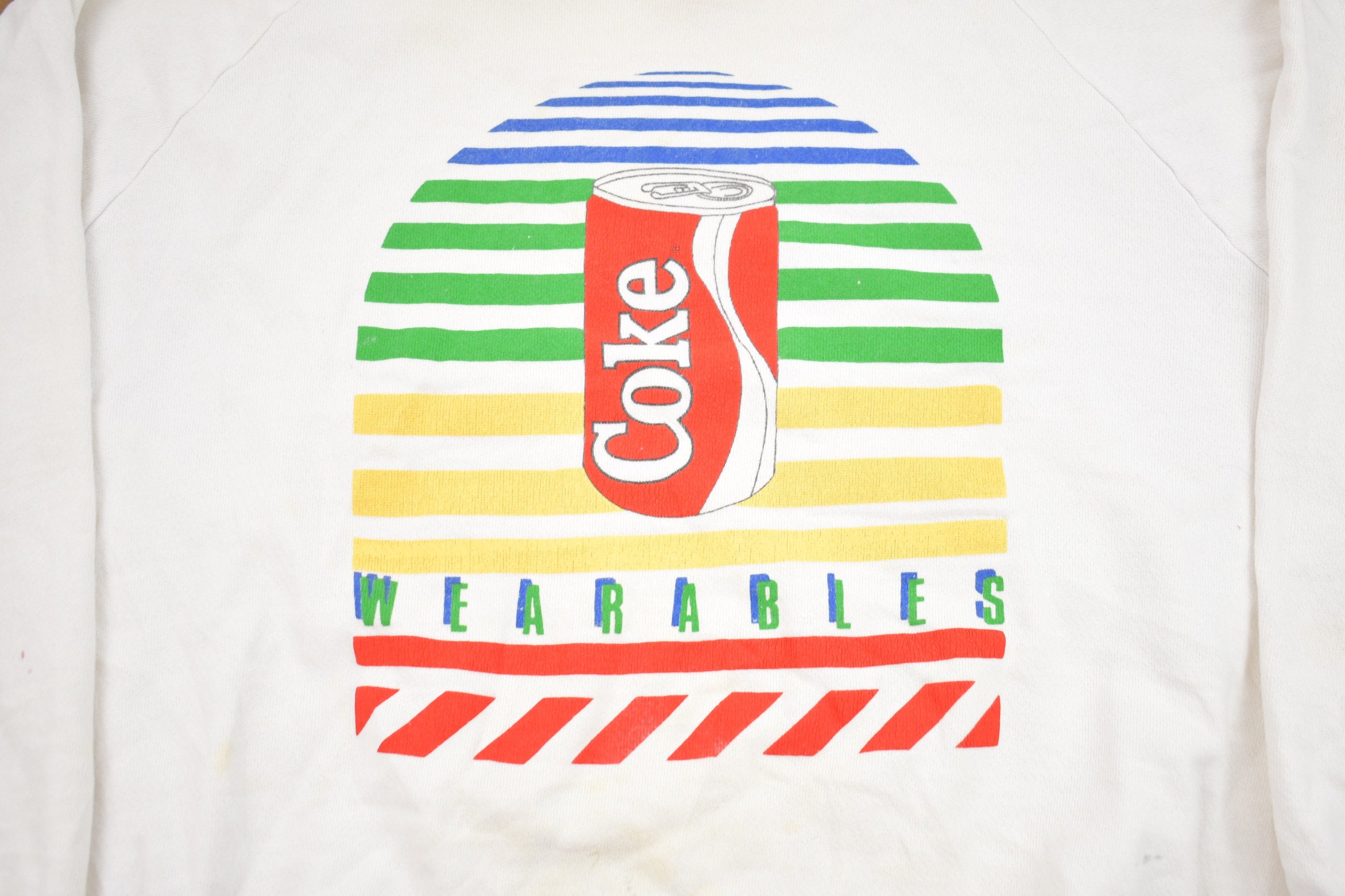 Vintage 1980s Coca Cola Graphic Crewneck Sweatshirt