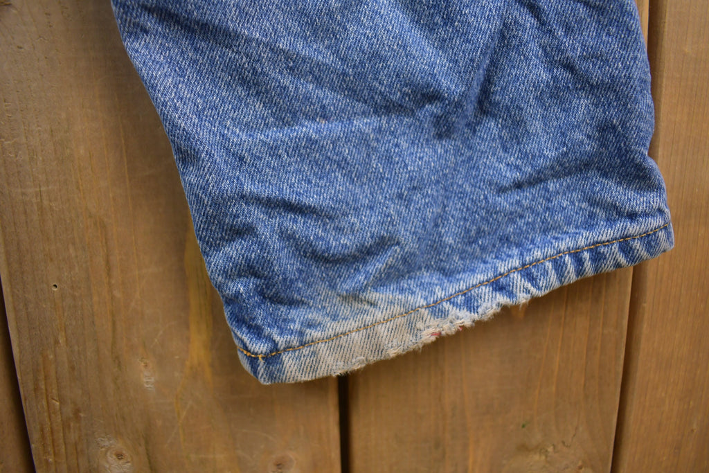 Vintage 1990s L.L Bean Lined Blue Jeans Size 28 x 31
