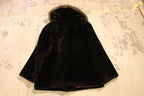 Vintage 1980s Fur Collared Winter Outerwear Jacket