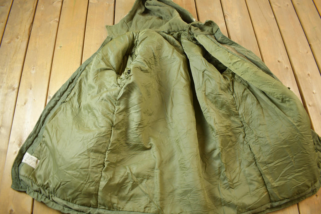 Vintage 1977 Military Cold Weather Parka Jacket