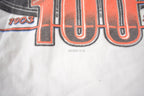 Vintage 2003 Harley Davidson Motorcycles 100 Year Anniversary Graphic T-Shirt Made In USA