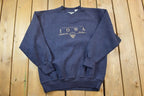 Vintage Y2K University Of Iowa Collegiate Crewneck