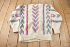 Vintage 1990s Tulchan 100% Wool Knit Sweater one Size Fits All