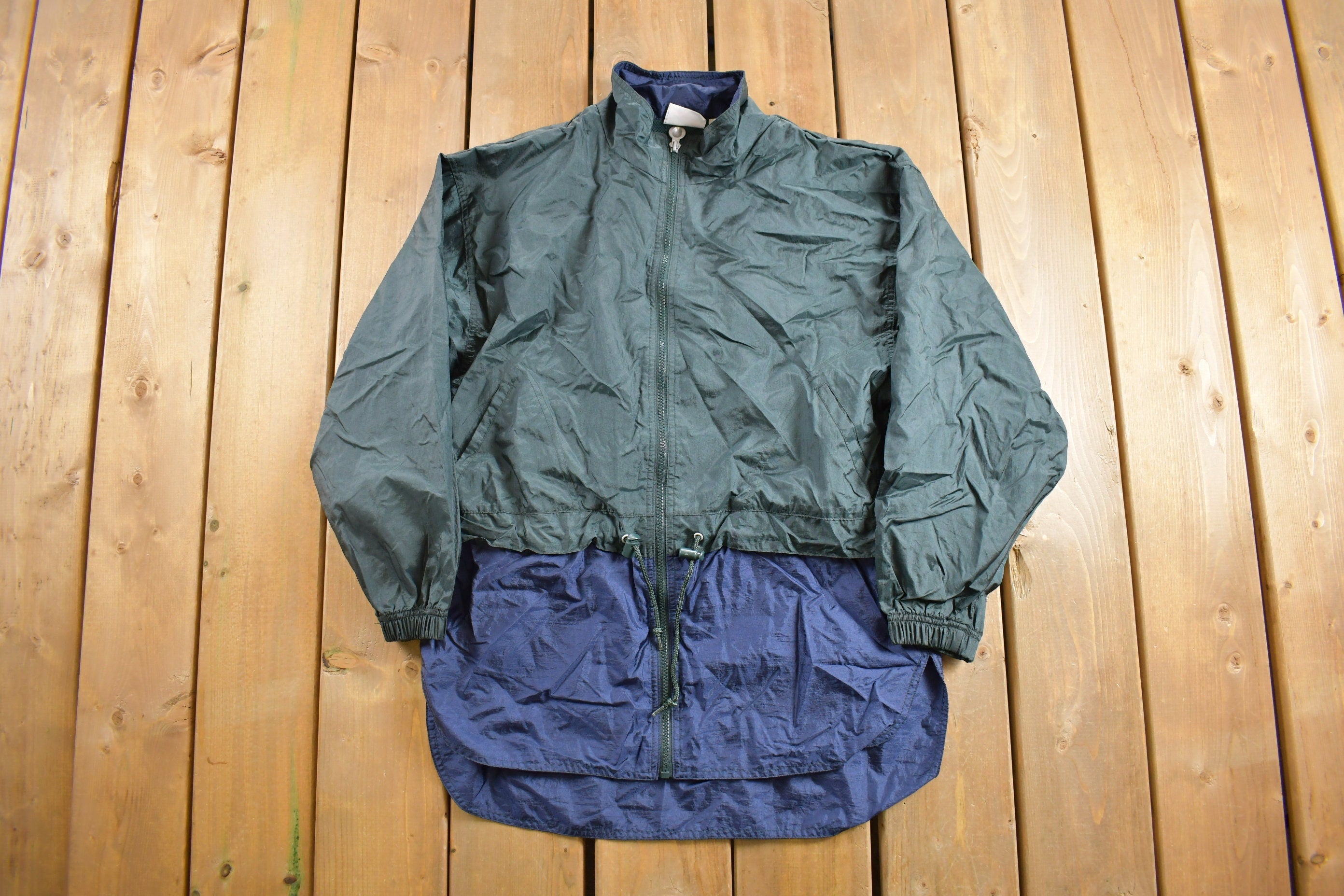 Vintage 1990s Reebok Full Zip Windbreaker Jacket