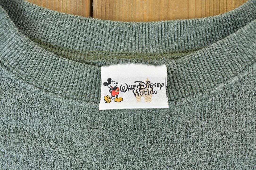 Vintage 1990s Mickey Mouse Walt Disney World Knit Crewneck