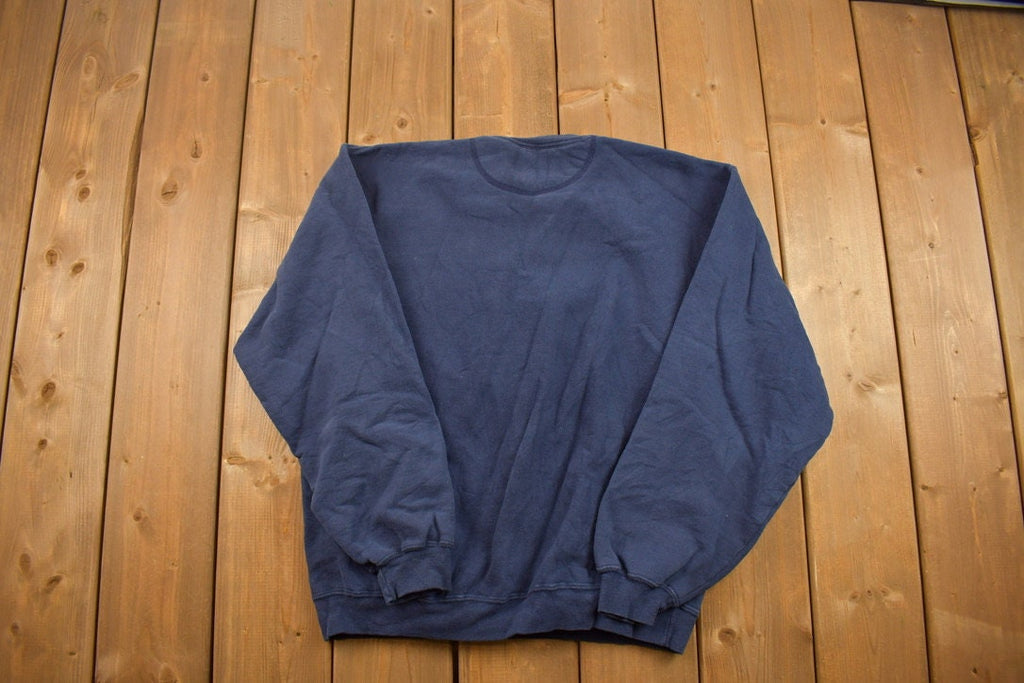 Vintage 1990s Members Mark Russell Athletics Blank Crewneck Sweatshirt