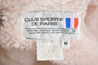 Vintage 1980s Club Sportif De Paris Sherpa Lined Long Denim Jacket