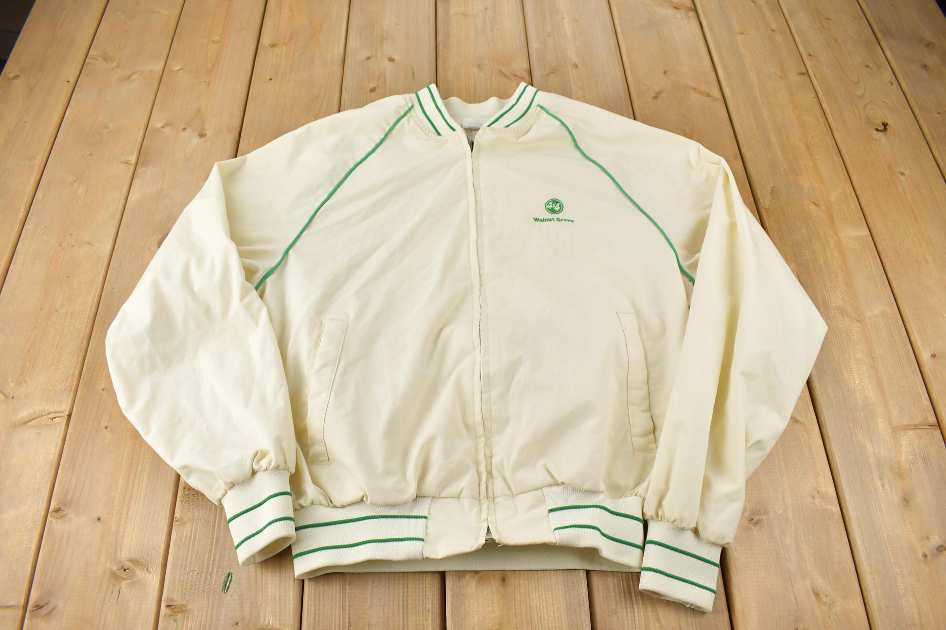 Vintage 1970s Walnut Grove King Louie Pro Fit Light Jacket Made In USA