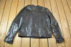 Vintage 1990s Vanson Leathers Genuine Leather Biker Jacket