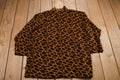 Vintage 1990s Leopard Print Turtleneck Crewneck