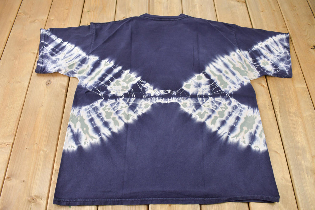 Vintage 1999 Star Wars Episode 1 All Over Print Tie Dye Promo T-Shirt