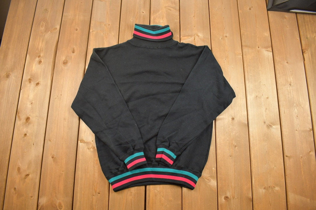 Vintage 1990s Boundary Waters Blank Turtleneck Sweatshirt