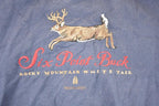 Vintage 1990s Six Point Buck Embroidered Crewneck Sweatshirt Men's XL