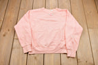 Vintage 1980s Floral Embroidered Raglan Sweatshirt