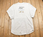 Vintage 1990s Woolrich 'Just a quick snack' Crewneck Long Sweater