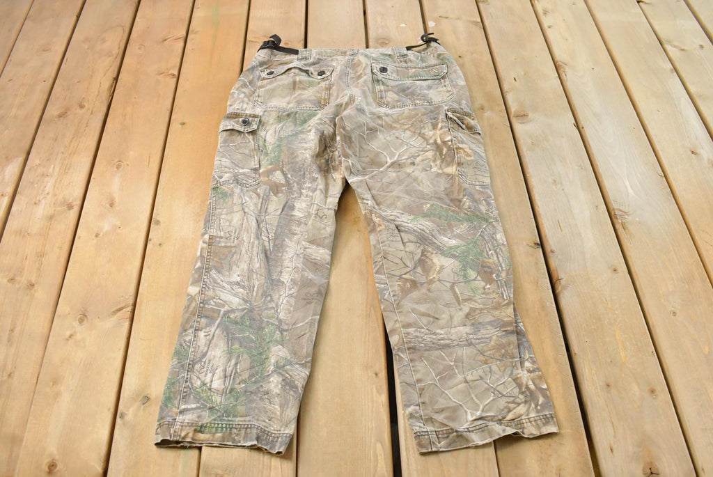 Vintage 1990s Guide Series Tree Camo Cargo Hunting Pants Men's 33 x 28