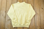 Vintage 1990s Double Collar Floral Design Cute Crewneck Sweater  90s Crewneck  Grandma Sweater  Streetwear  Made In USA  Animal Theme