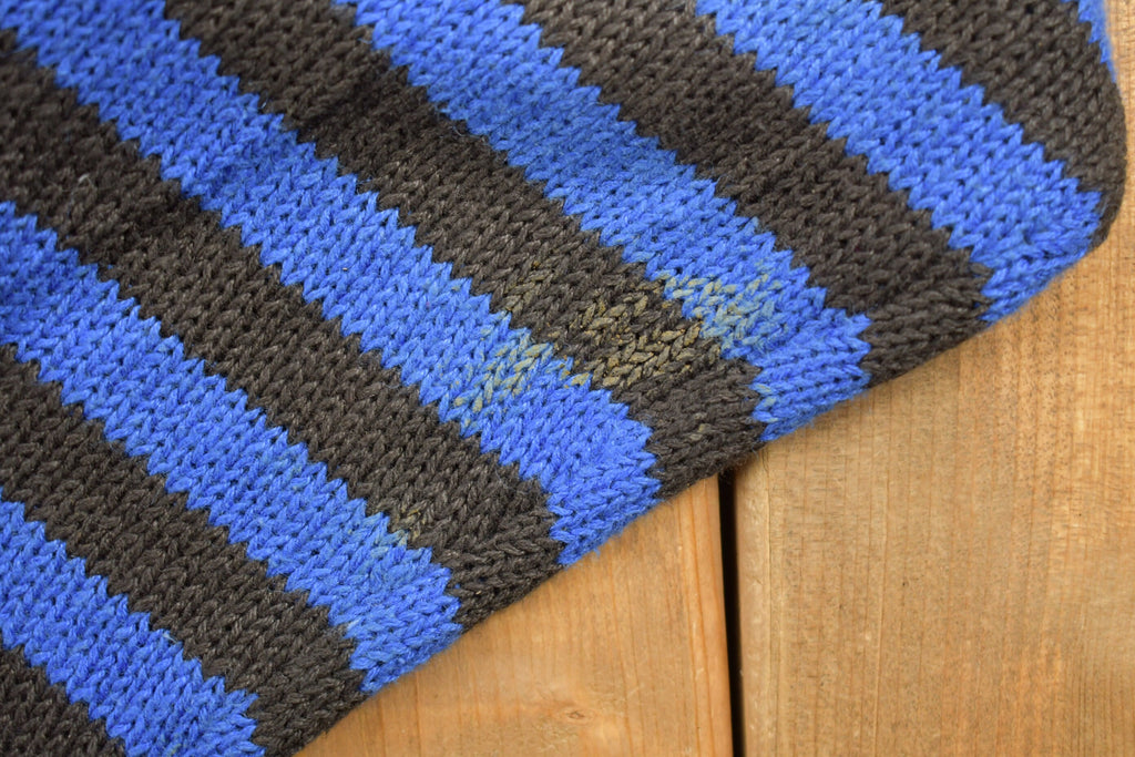 Vintage 1990s Item II Stripe Knitted Sweater  Vintage 90s Crewneck  Pattern Sweater  Outdoor  Pullover Sweatshirt