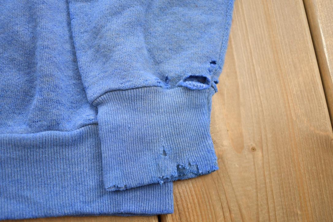 Vintage 1980s Tultex Distressed Athletic Wear Sweater