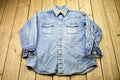 Vintage 1990s Carhartt Denim Jean Shirt