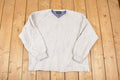 Vintage 1990s Eddie Bauer Sleeve Pocket Graphic Print V Neck Sweatshirt Mens XL