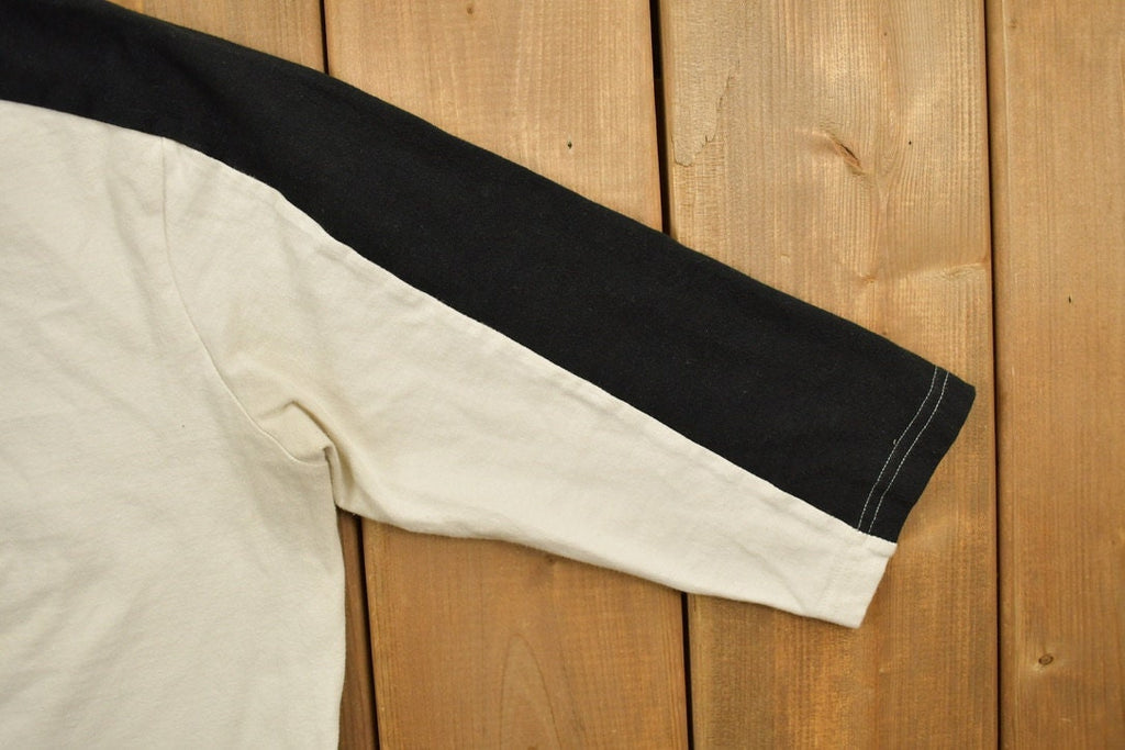 Vintage 1990s Starter Quarter Sleeve Blank T-Shirt
