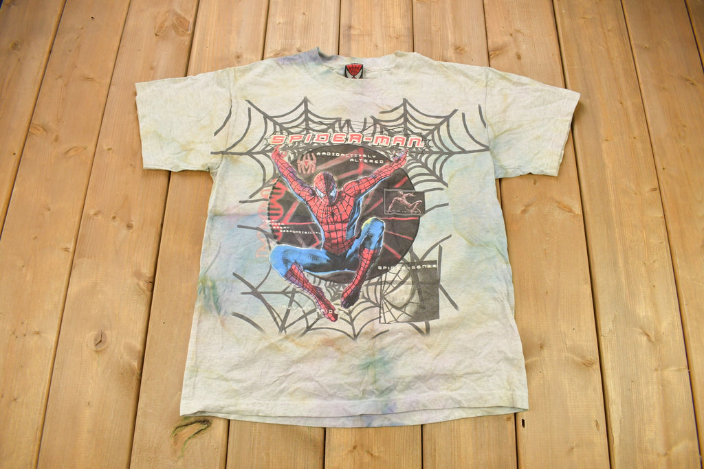 Vintage 2001 Spiderman 1 Tie Dye Graphic Marvel Promo T-shirt