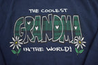 Vintage 1990s Lee Coolest Grandma In The World Sweater Made In USA