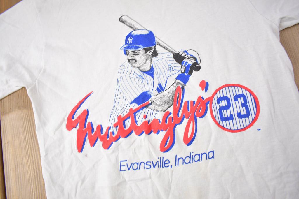 Vintage 1980s Don Mattingly New York Yankees Graphic Tee