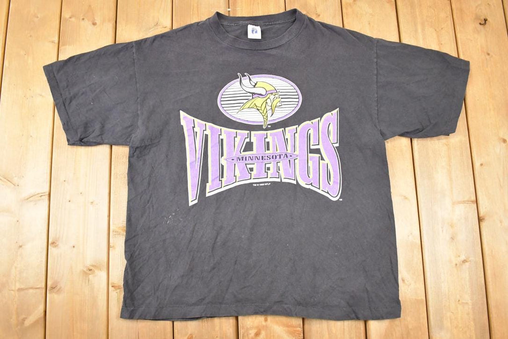 Vintage 1996 Logo 7 Minnesota Vikings NFL T-Shirt Men's XL