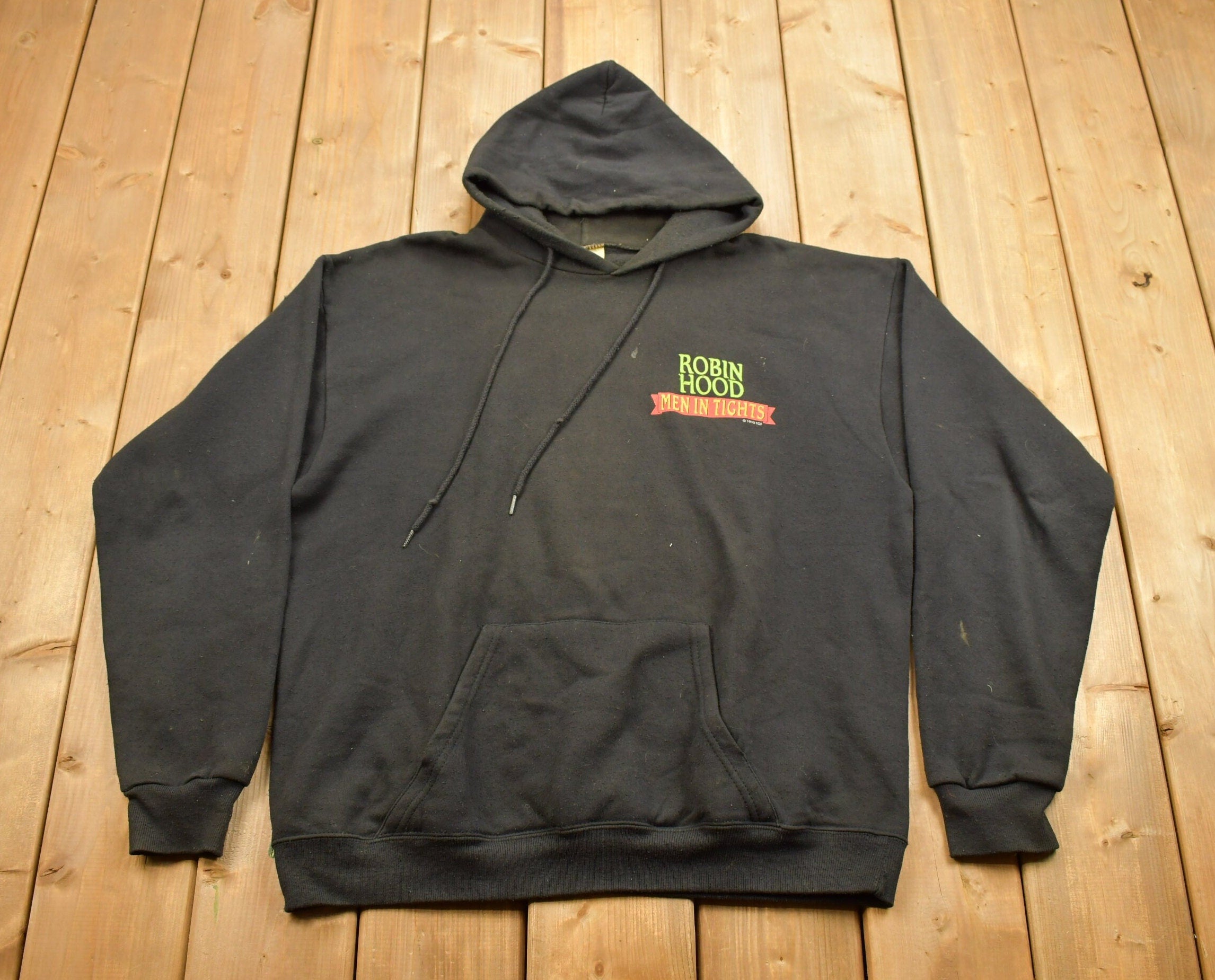 Vintage 1990s Robin Hood Men In Tights Graphic Hoodie