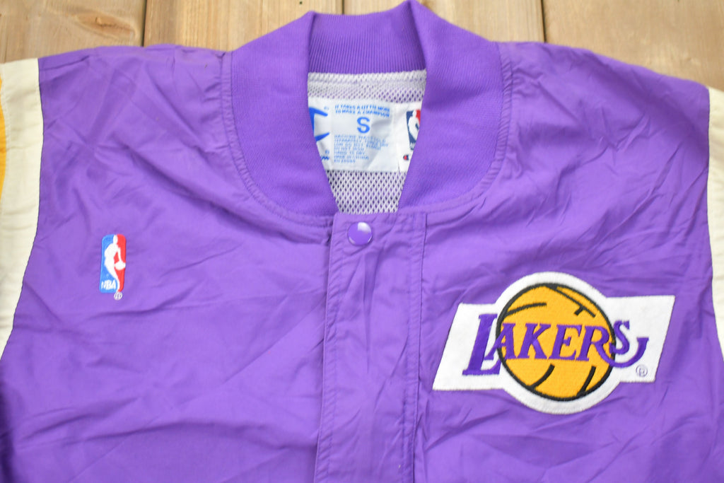 Vintage 1990s Champion Los Angeles Lakers NBA Bomber Jacket