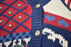 Vintage 1990s USA Button Up Knit Sweater