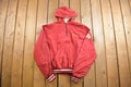 Vintage 1990s Holloway Scranton High Cheerleader Satin Hooded Jacket