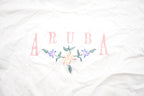 Vintage 1990s Aruba Embroidered Graphic T-Shirt