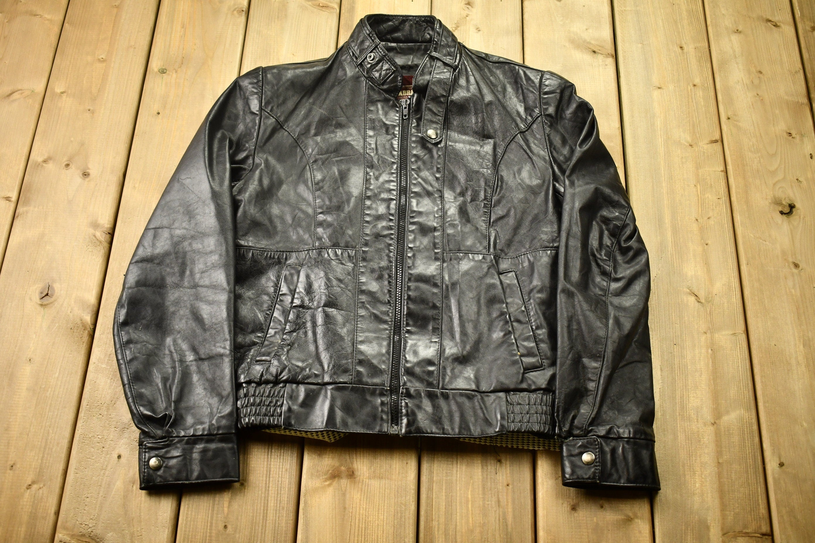 Vintage 1990s Cuir Labrador Leather Jacket