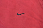 Vintage 1990s Red Nike Embroidered Mini Swoosh Crewneck Sweatshirt