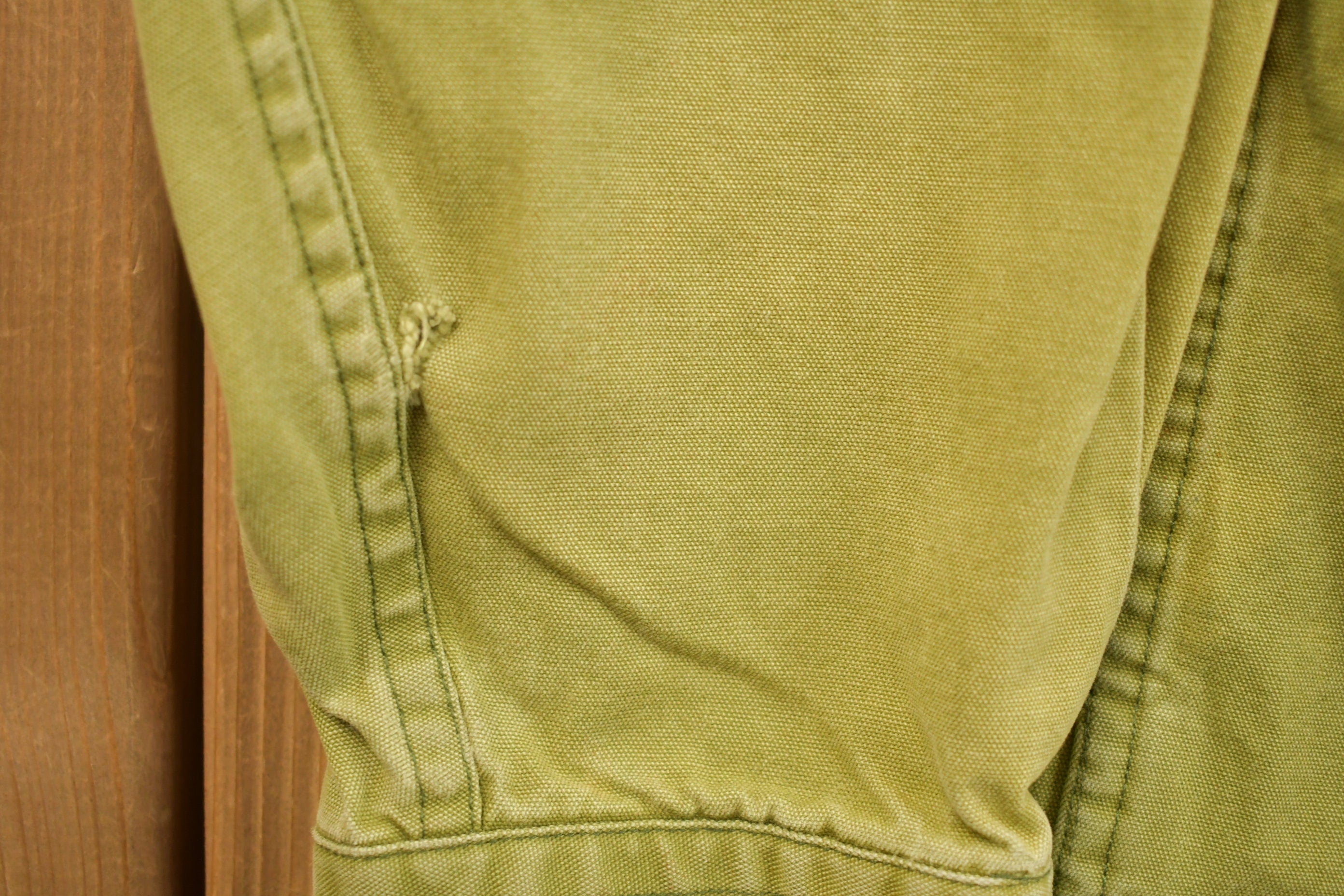 Vintage 1990s R & R Casuals Blank Green Button Up Shirt