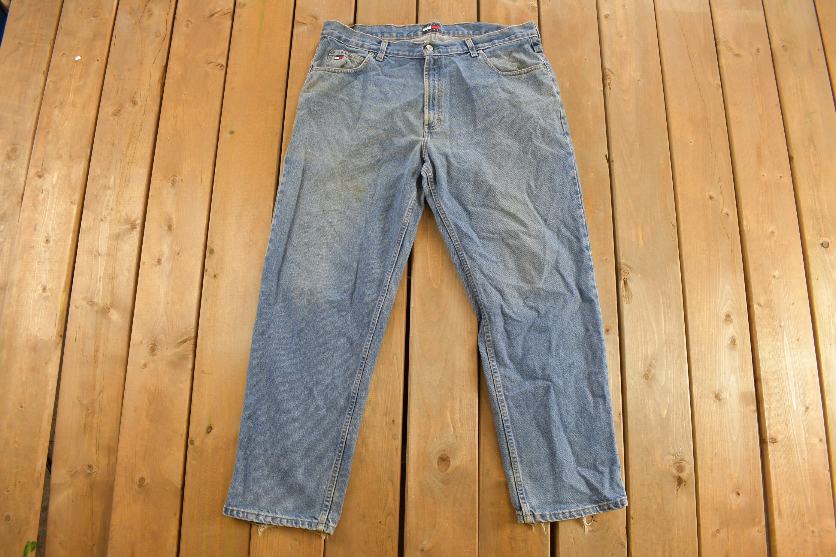 Vintage 1990s Tommy Hilfiger Denim Jeans Size 38 x 30
