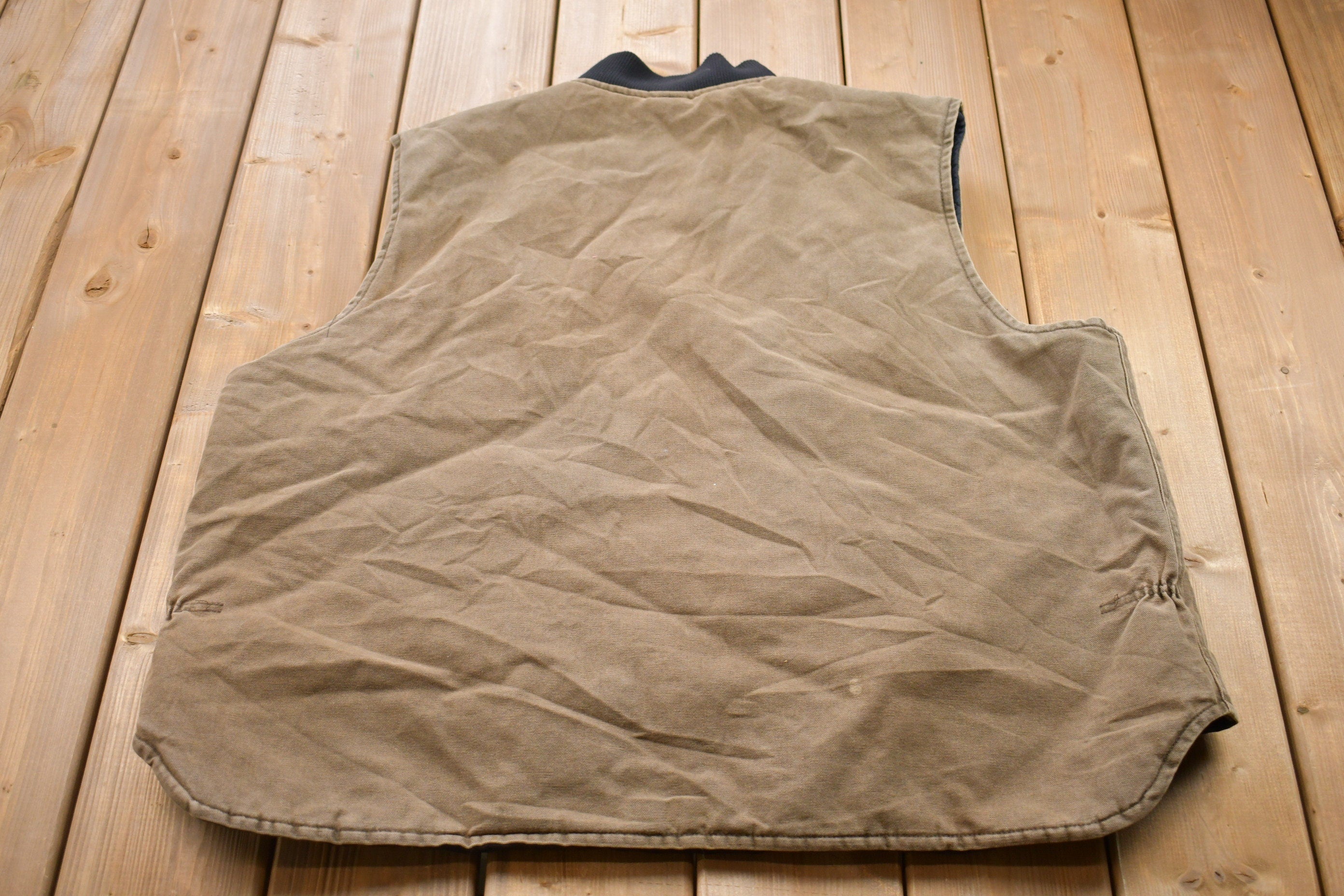 Vintage 1990s Carhartt Full Zip Insulated Vest