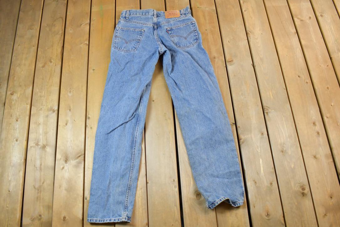 Vintage 1990s Levi Strauss Red Tab 505 Denim Jeans Size 31 x 34
