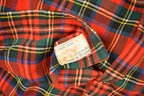 Vintage 1960s Lochan Authentic Tartan Plaid Flannel Button Up Shirt