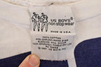 Vintage 1991 US Boys Non Stop Wear Souvenir Screen Printed T-Shirt Men's M