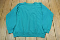 Vintage 1990s Teal Hanes Crewneck Sweatshirt Made In USA