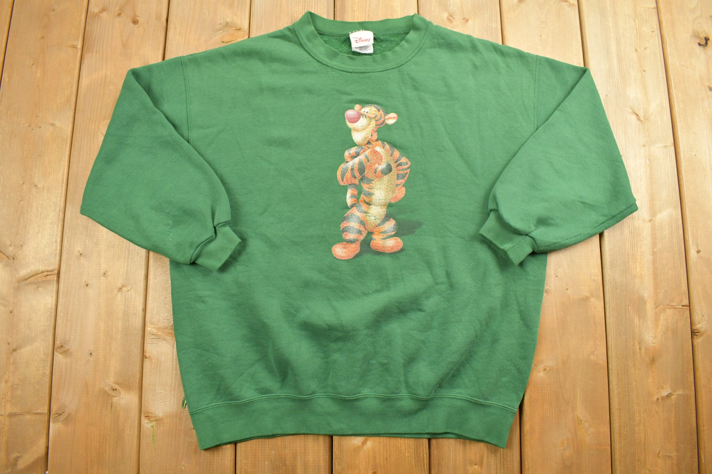 Vintage 1990s Walt Disney World Tigger Graphic Disney Crewneck