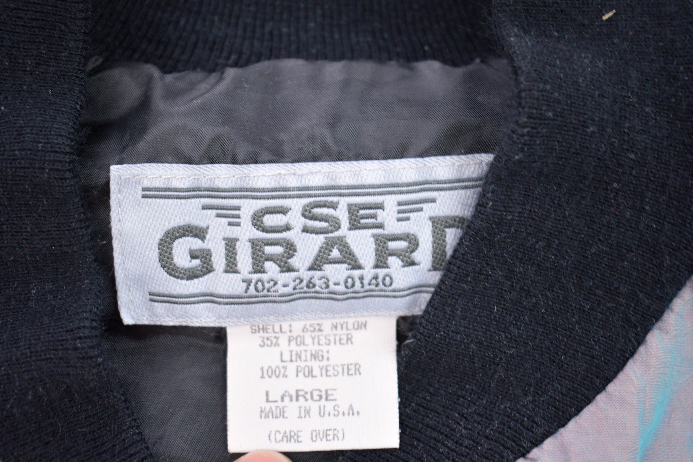 Vintage 1990s Hotel Casino Las Vegas Full Zip Windbreaker Jacket