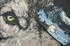 Vintage 1994 Liquid Blue Wolf All Over Print Graphic T-Shirt